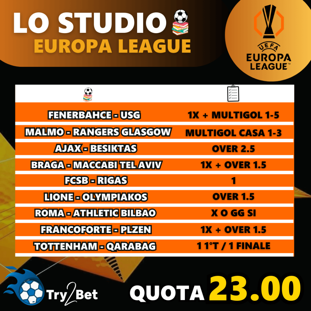 studio europa league 26 settembre 2024
