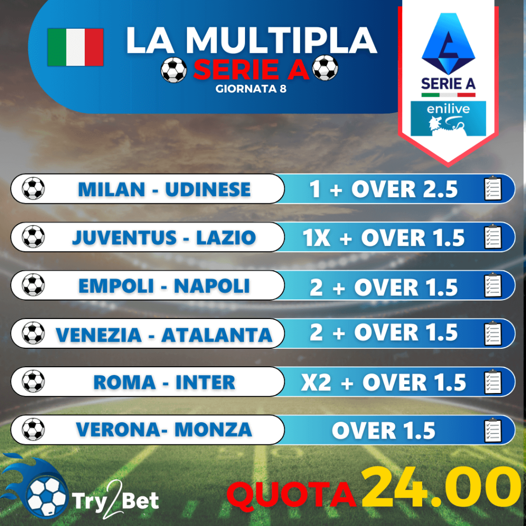 multipla serie a giornata 8